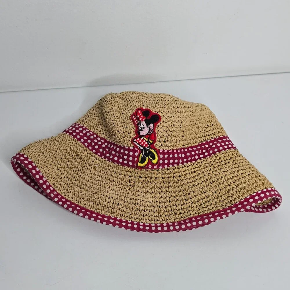 Minnie Mouse Sun Garden Hat WDW Walt Disney World 56cm 100% Paper Vintage